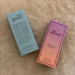 Two philosophy spray perfumes